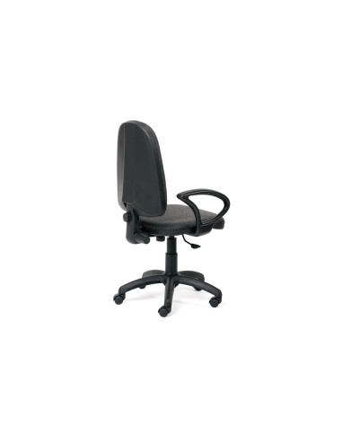 Silla rocada de oficina brazos fijos base nylon...