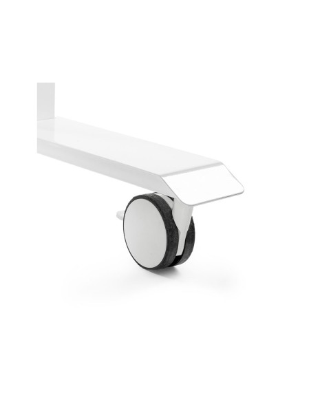 Soporte movil rocada para monitores interactivos 65\" a 86\" estructura tubo acero 4 ruedas con freno