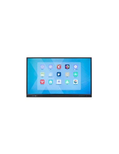 Pantalla interactiva rocada cristal templado 86\" multitactil wifi con altavoces usb thunderbolt