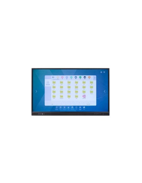 Pantalla interactiva rocada cristal templado 75\" multitactil wifi con altavoces usb thunderbolt