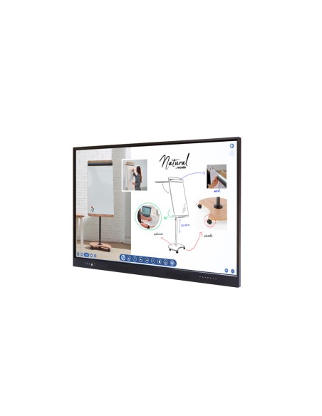 Pantalla interactiva rocada cristal templado 75\" multitactil wifi con altavoces usb thunderbolt