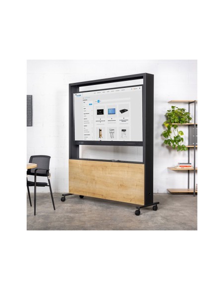 Pantalla interactiva rocada cristal templado 65\" multitactil wifi con altavoces usb thunderbolt