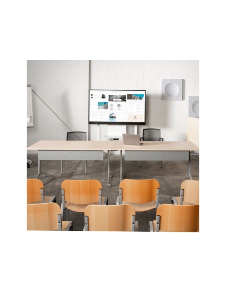 Pantalla interactiva rocada cristal templado 65\" multitactil wifi con altavoces usb thunderbolt