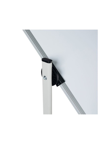 Pizarra blanca rocada volteable doble cara magnetica acero lacado 120x90 cm