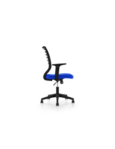 Silla rocada de oficina con brazos respaldo en...