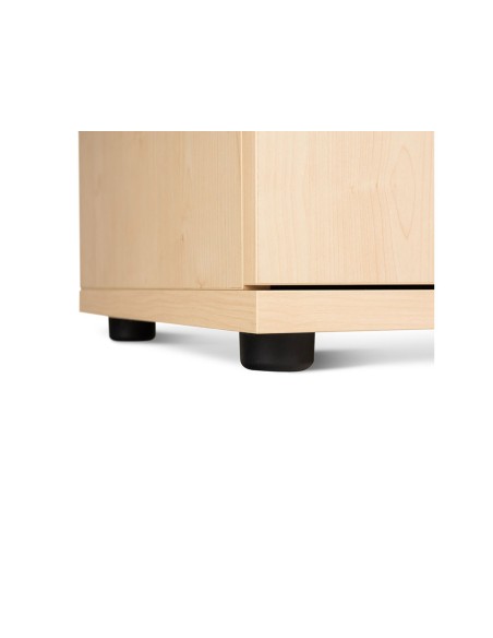 Armario rocada con dos cajones serie store 78x90x45 cm acabado aa01 haya/haya