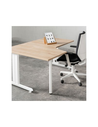 Mesa rocada serie metal 160x120 cm izquierda...