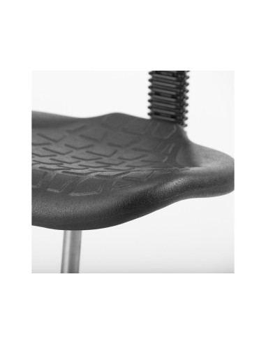 Taburete con respaldo rocada regulable en...