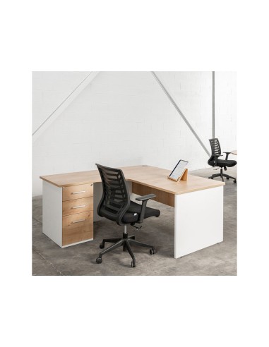 Mesa oficina rocada serie work 120x60 acabado...