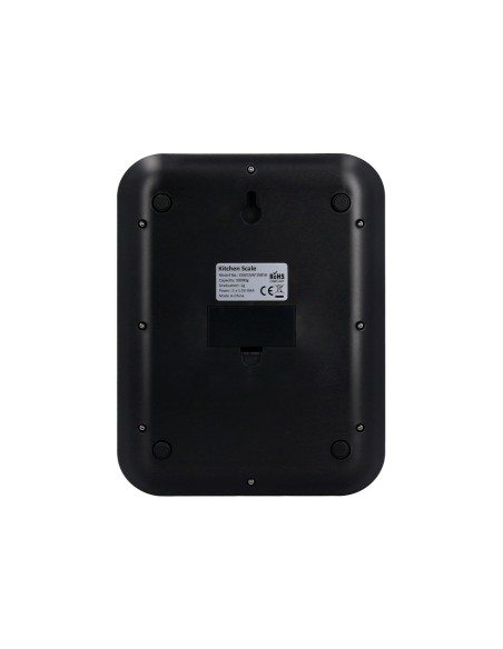 Bascula precision q-connect digital con pantalla lcd precision 1 g capacidad de 5 g a 10 kg 215x165x16 mm