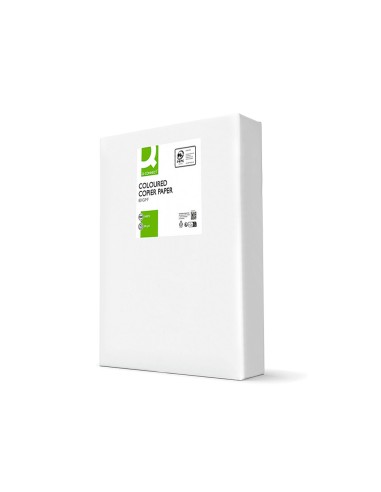 Papel color q-connect din a3 80gr naranja neon...