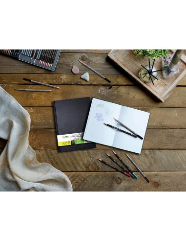 Bloc dibujo liderpapel esbozos encuadernado din...