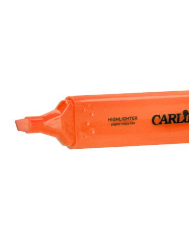 Rotulador carlin fluorescente naranja punta...