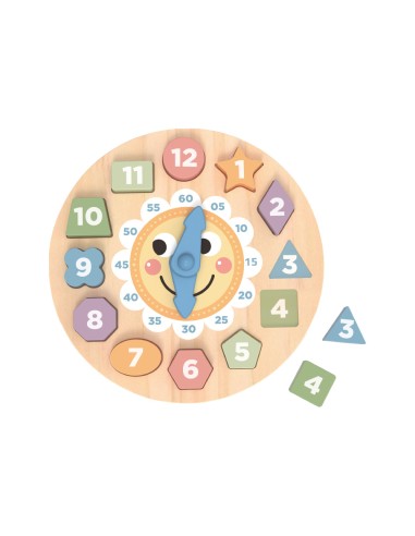 Juego infantil imaginovo madera reloj +3 años...