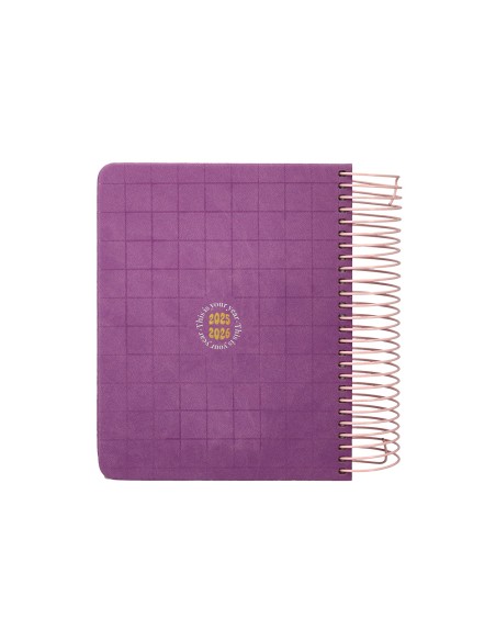 Agenda escolar liderpapel 25-26 espiral kymolos dia pagina a6 bilingüe papel fsc 80 gr