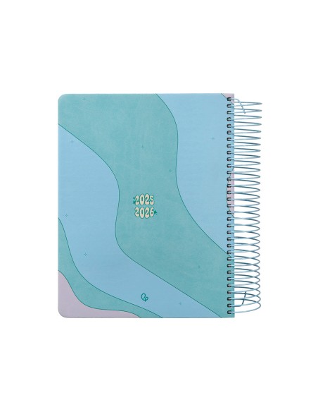 Agenda escolar liderpapel 25-26 espiral zante dia pagina a5 bilingüe papel fsc 80 gr