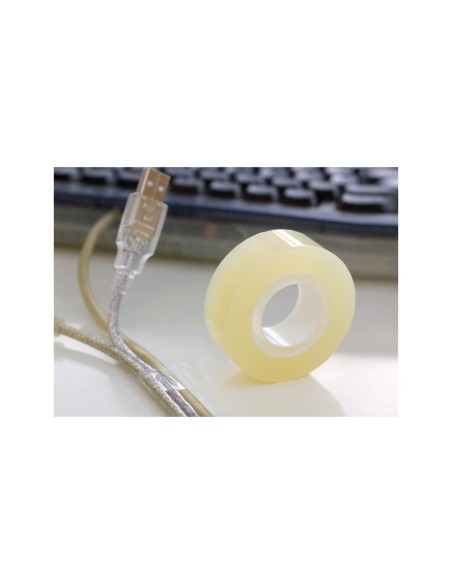 Cinta adhesiva scotch 508 transparente 33 m x 19 mm facil de cortar encelofanada individual