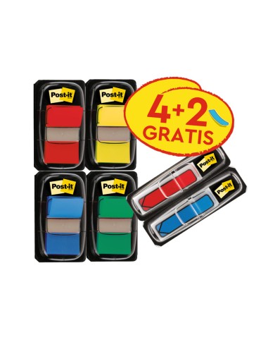 Banderitas separadoras post-it 680 dispensador...