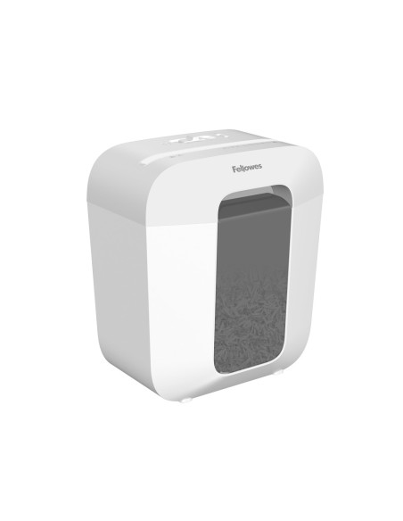 Destructora de documentos fellowes lx25 capacidad 6h seguridad p4 destruye grapas clips y tarjetas