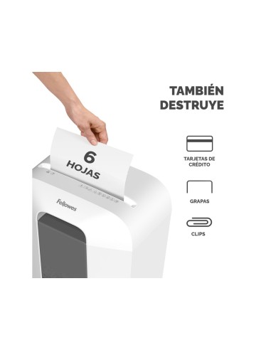 Destructora de documentos fellowes lx25...