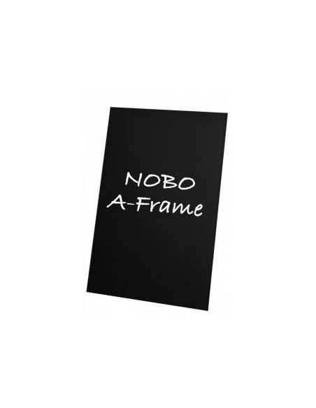 Pizarra nobo negra din a1 doble cara para caballete 615x15x860 mm