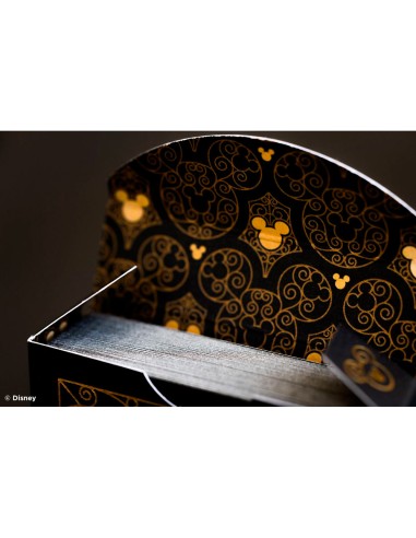 Baraja de cartas bicycle disney black and gold...