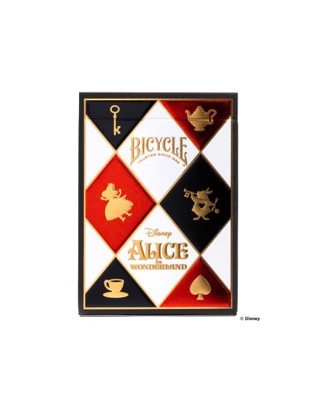 Baraja de cartas bicycle alice in wonderland