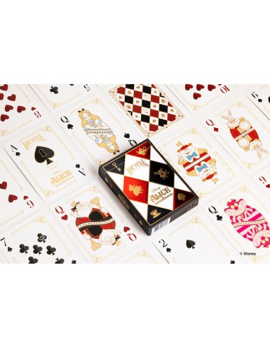 Baraja de cartas bicycle alice in wonderland