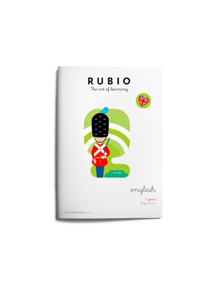 Cuaderno rubio english 7 years beginners