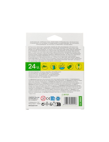 Rotulador liderpapel slim caja de 24 unidades...