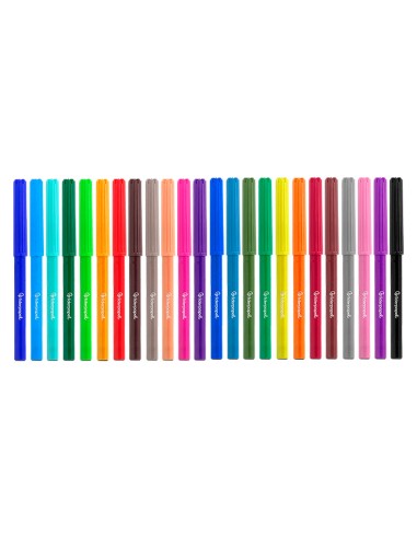 Rotulador liderpapel slim caja de 24 unidades...