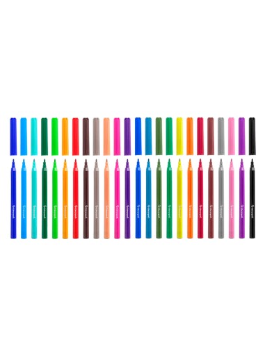 Rotulador liderpapel slim caja de 24 unidades...