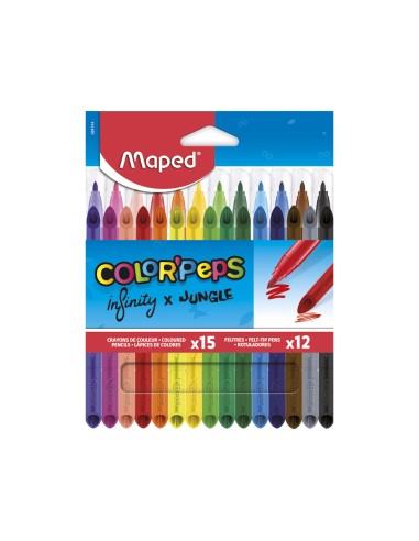 Set rotuladores maped color pepjungle 12...