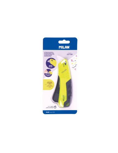 Cuter milan metalico ancho retractil de...