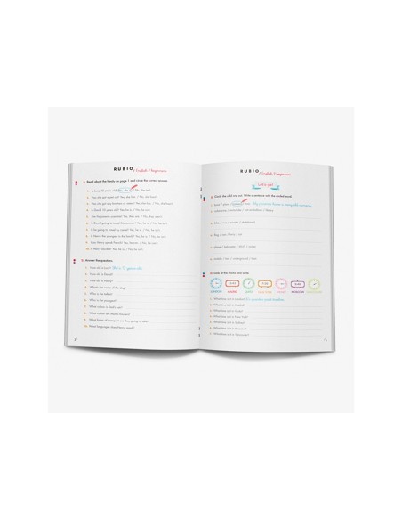 Cuaderno rubio english 9 years beginners