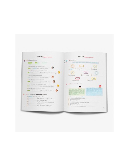 Cuaderno rubio english 8 years beginners
