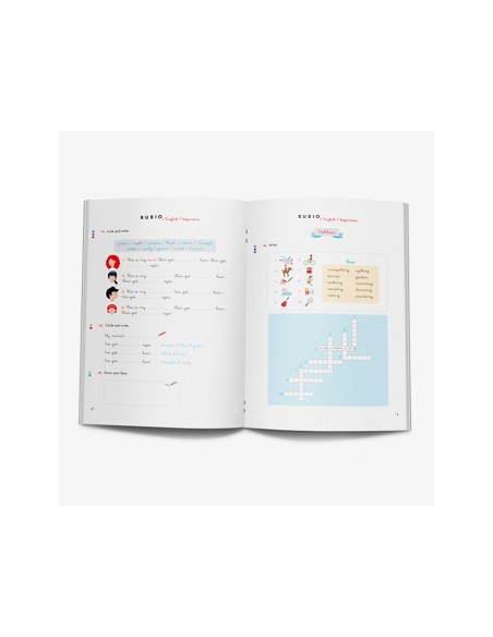Cuaderno rubio english 7 years beginners