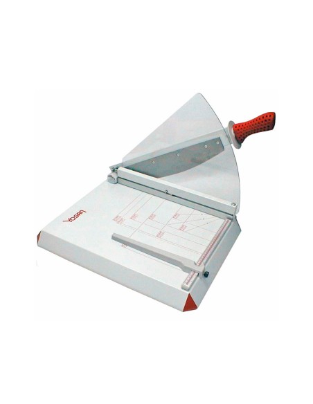 Cizalla yosan 35 metalica de palanca pison automatico din a4 con pantalla protectora