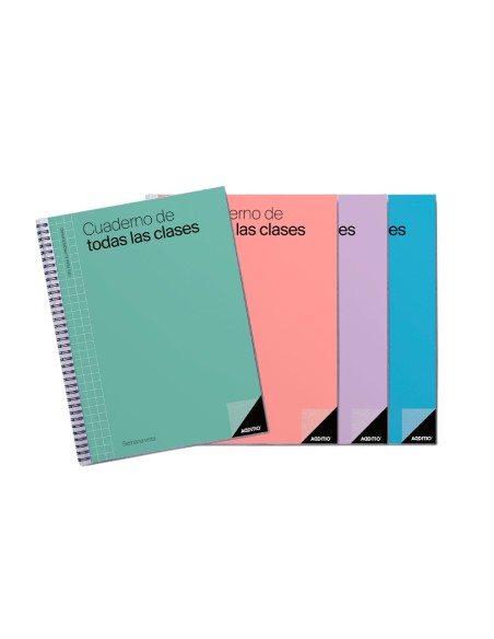 Cuaderno de todas las clases sv additio plan mensual del curso evaluacion continua y programacion semanal 22,5x31cm