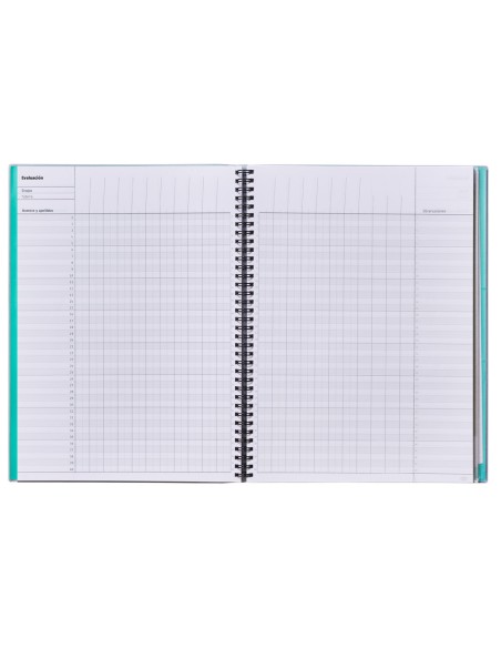 Cuaderno de todas las clases sv additio plan mensual del curso evaluacion continua y programacion semanal 22,5x31cm