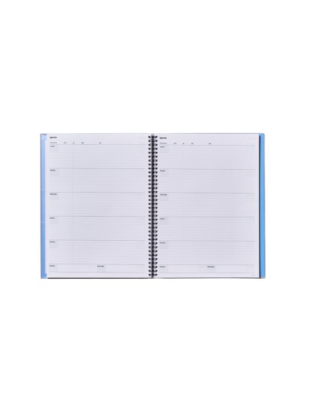 Cuaderno triplex additio plan de curso evaluacion agenda plan semanal y tutorias fundas transparentes 22,5x31cm