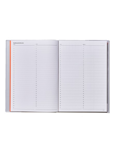 Cuaderno de notas additio horario planificacion mensual plan de curso y evalucion continua