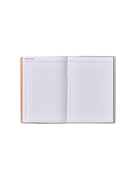 Cuaderno de notas aditio a5 horario planificacion mensual plan de curso y evalucion continua