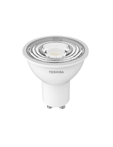 Foco led toshiba essential gu10 5.5w luz calida...