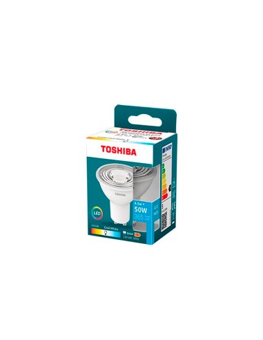Foco led toshiba essential gu10 4.5w luz fria...