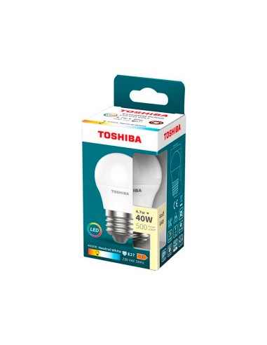 Bombilla led toshiba essential g45 e27 4.7w luz...