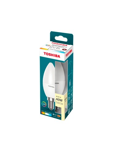 Bombilla led toshiba essential c37 e14 4.7w luz...