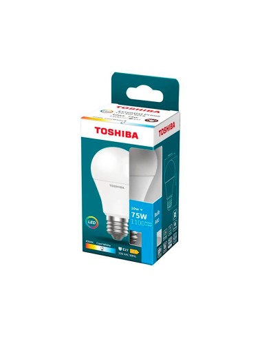 Bombilla led toshiba essential a60 e27 10w luz...