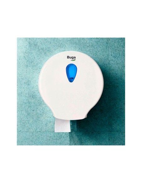 Dispensador papel higienico industrial buga fabricado en abs color blanco