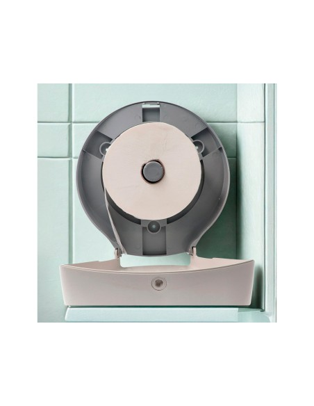 Dispensador papel higienico industrial buga fabricado en abs color blanco